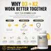 Vitamin D3 & K2 MK-7 for Men – 90 Capsules