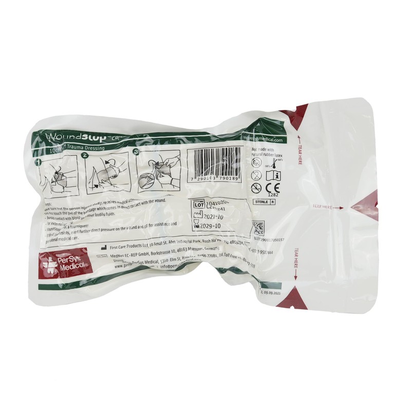 WoundStop Care - First Aid Wound Dressing (4") Care 1