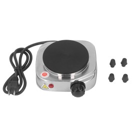 Cooking Heater Stove Small Portable Stainless Steel Heating Easy Cleaning Electric Hot Plate 500W
