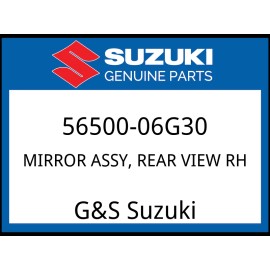 Suzuki OEM Part 56500-06G30 MIRROR ASSY RR VIEW R