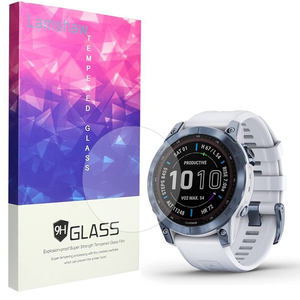 onetuo Compatible for Garmin Fenix 7 Sapphire Solar Screen Protector,