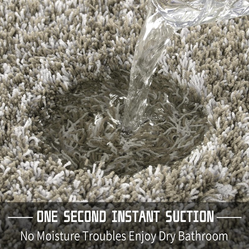Yimobra Bathroom Rugs Non Slip Washable 24x17, Ultra Soft and