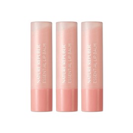 Nature Republic Essential Grapefruit Coral Daily Stick Lip Balm 4.2g 3pcs / 네이처리퍼블릭 에센셜 자몽 코랄 데일리 스틱 립밤 4.2g 3개