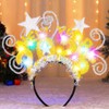Evlry LED Christmas Headband Light Up 2025 New Year Headbands