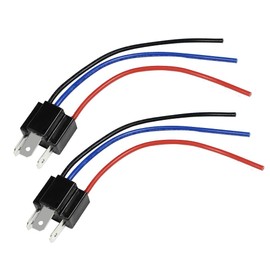 YUNPICAR H4 Headlight Fog Light Coupler Cable Female Replacement/Processing/Expansion Waterproof Plug Socket (H4 Conversion Connector)