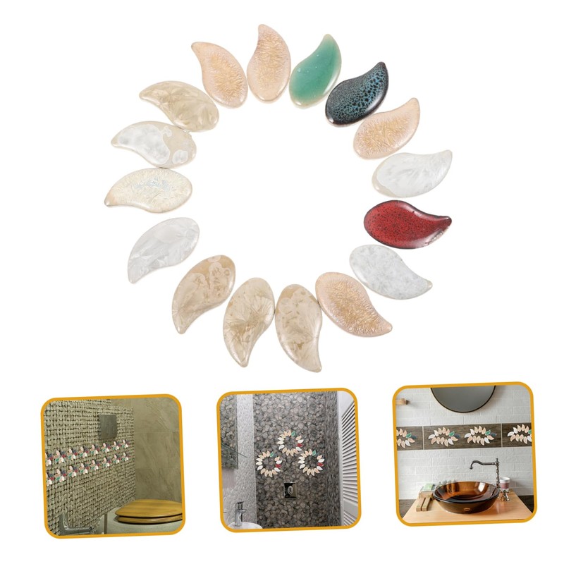 Operitacx 1 Satz Diy Keramik Mosaikset Unregelmäßige Fliesen für Kreative