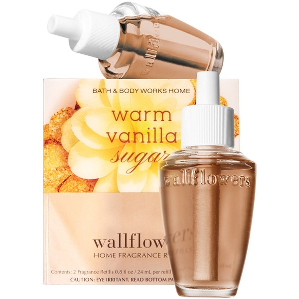 Bath and Body Works New Look! Warm Vanilla Sugar Wallflowers 2-Pack Refills