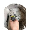 ZJNOTED plastering Trowel 12"X4" Carbon Steel Soft Handle plastering Trowel