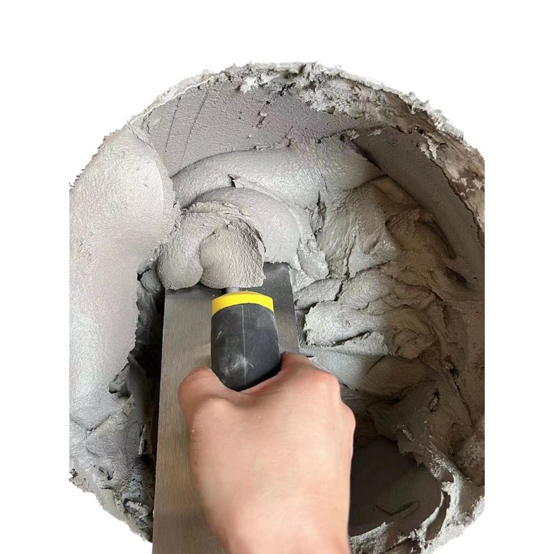 ZJNOTED plastering Trowel 12"X4" Carbon Steel Soft Handle plastering Trowel