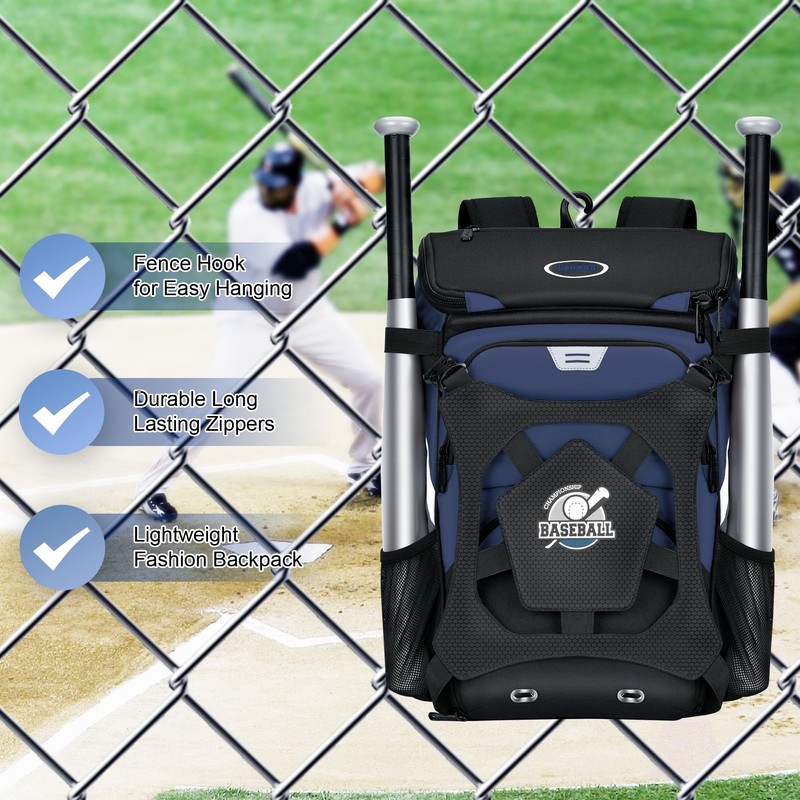 BAGNN Baseball Bag for Adult and Youth, Large Capacity Softball