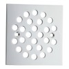 Genpe Square 4-1/4 Inch Screw-in Shower Drainer Cover Replacement Stainless