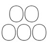 5Pcs Round Rubber Motor Belt Industrial Mechanical Equipment Transmission Parts