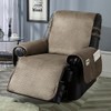 STONECREST Recliner Chair Cover, Water Resistant Velvet Quilted Slipcover, Stay