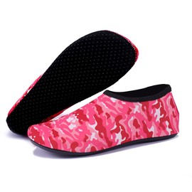 Water Socks for Women Men, 2mm Neoprene Socks Sand Socks for Beach Volleyball Women, Scuba Socks Fin Socks (US, Numeric, 8, 9, Regular, Regular, Pink)