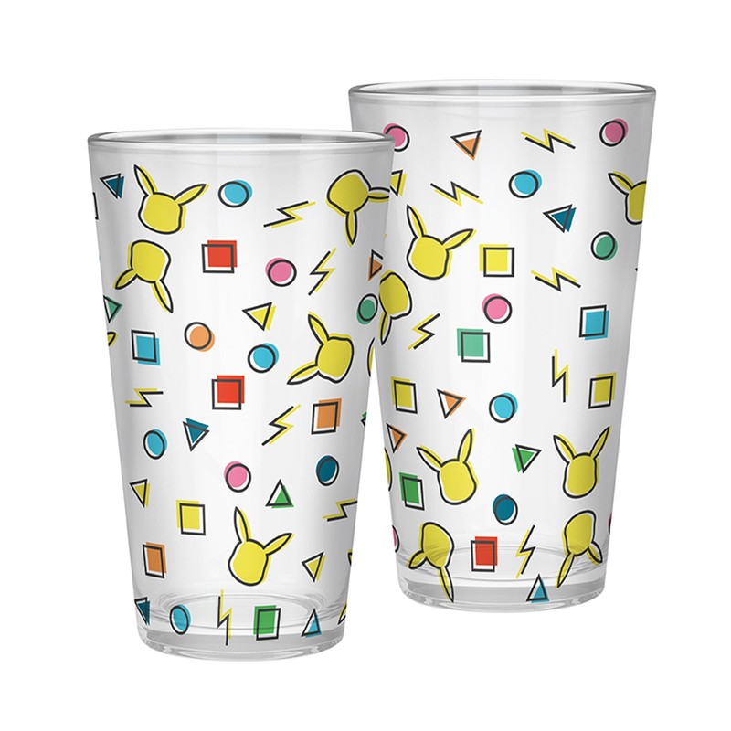 ABYSTYLE Pokémon Pikachu Pattern 400ml Glass