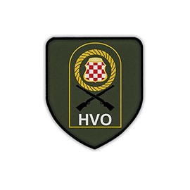 Copytec Patch - HVO Central Bosnia Hrvatsko vije?e obrane Defence Council Croatia Croatian Republic Herceg-Bosna Army Croats Bosnia Herzegovina Military Coat of Arms Badge Emblem #19239