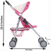 fash n kolor My First Doll Stroller with Basket -
