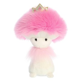 Aurora® Vibrant Fungi Friends™ Princess Stuffed Animal - Unique Design - Loveable Companions - Pink 9 Inches