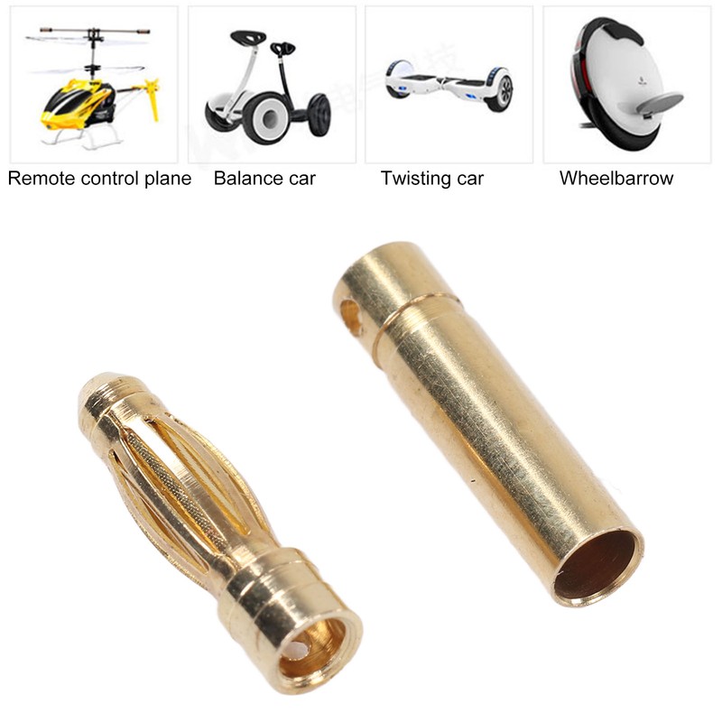 30 Pairs Battery Connector Plug Gold Plated for RC Lithium