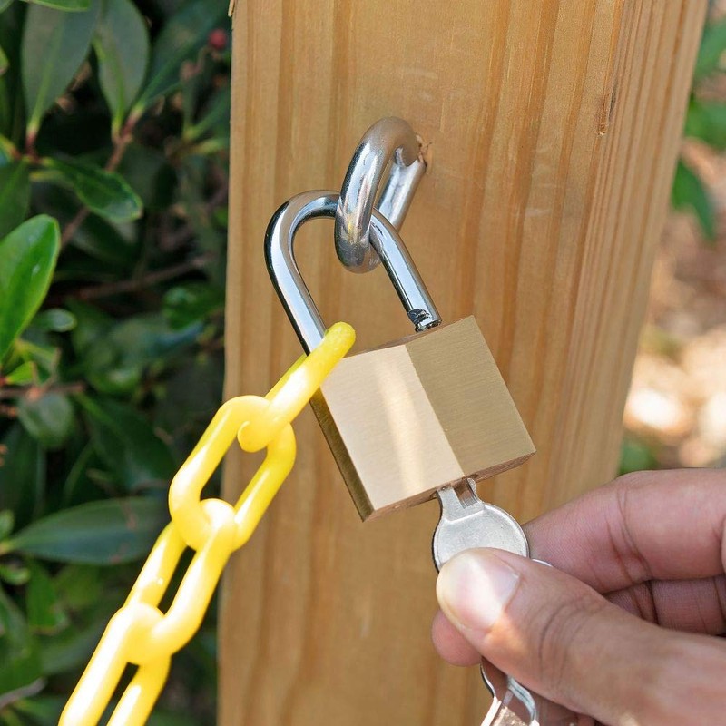 Brass Padlock Set of 2 Keyed Alike