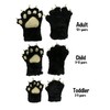 Lazy One Animal Paw Mittens for Adults and Kids, Bear,
