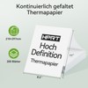 200 Sheets Thermal Paper A4 Foldable for Portable Printer, Compatible