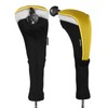 Andux 2pcs/Pack Long Neck Golf Hybrid Club Head Covers Interchangeable
