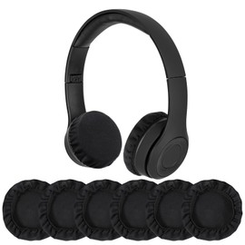 MBAIYO Pack of 6 Fabric Headphone Ear Covers, Washable Ear Pad Covers, Stretchy Ear Cup, Headphone Protection (7-11 cm)