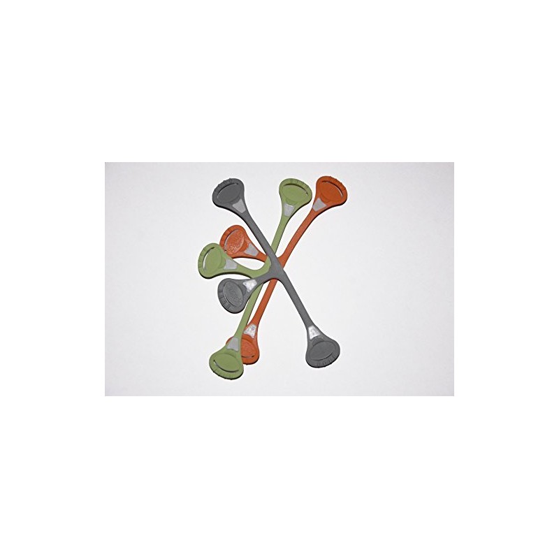 Snappi Nappy Fastener - Original - Peach, Lime and Grey