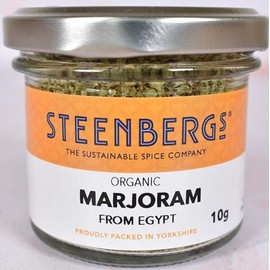 Steenbergs Organic Marjoram Dried Herb Standard Jar 10g