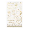 Midori 82615006 Sticker Transfer Foil Motif Record Pattern