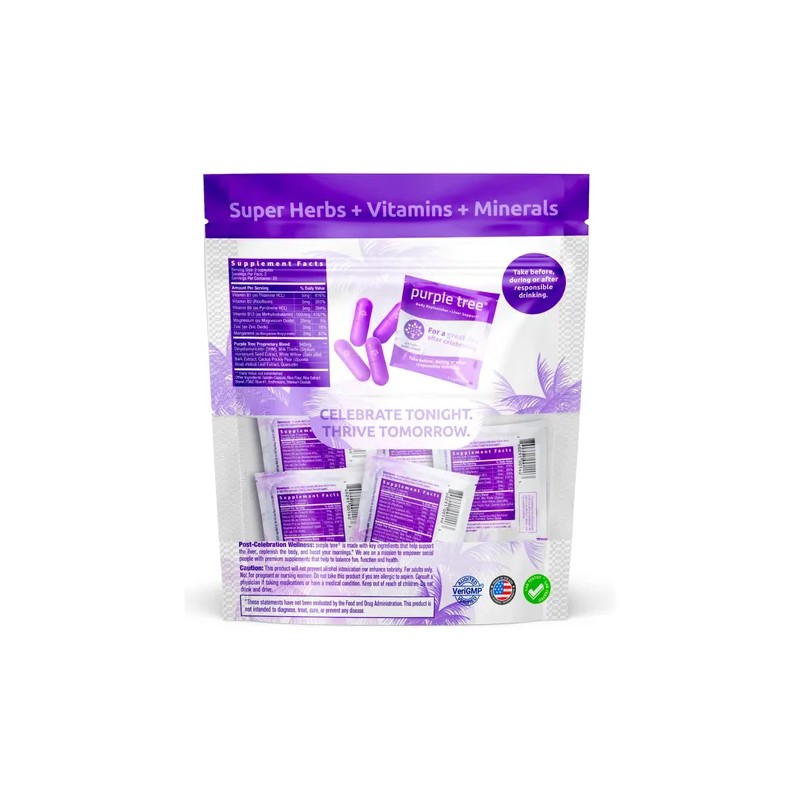 Purple Tree Multivitamínico Post-celebración 40 Cápsulas