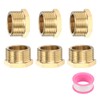 sourcing map 6Pcs G3/4" Male x G1/2" Female Threaded Reducing