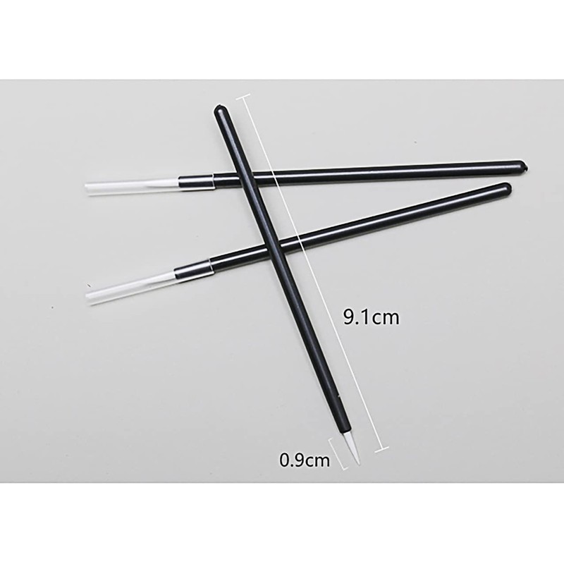 KOLAMOON 100 Pcs Disposable Brushes Plastic Paint Brushes Model Brushes