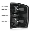 G-PLUS Tail Lights w/Bulbs Fit Chevy Silverado 1500 2014-2018/Fit Silverado