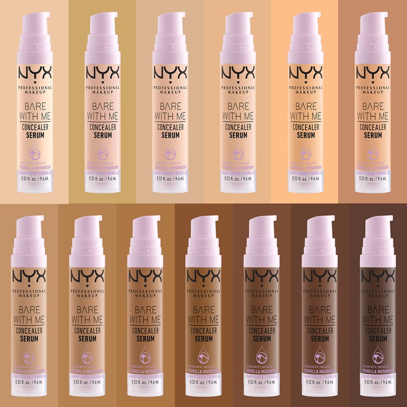 NYX Professional Makeup, Natural Finish Medium Coverage Serum, Bare With