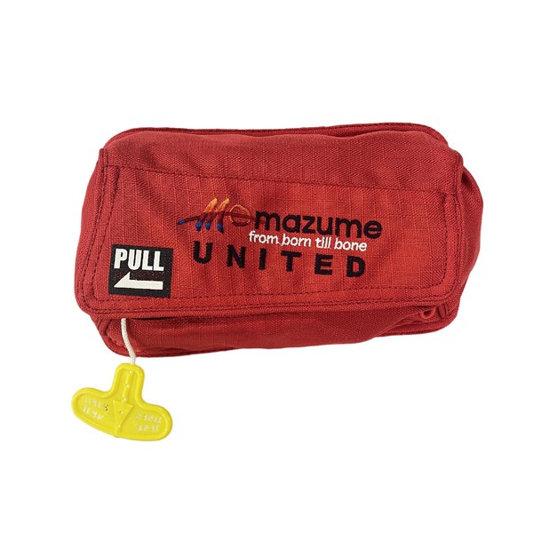 Mazume MZLJ-244-02 Inflatable Pouch, For Waist Bag III Mounting, Red Free