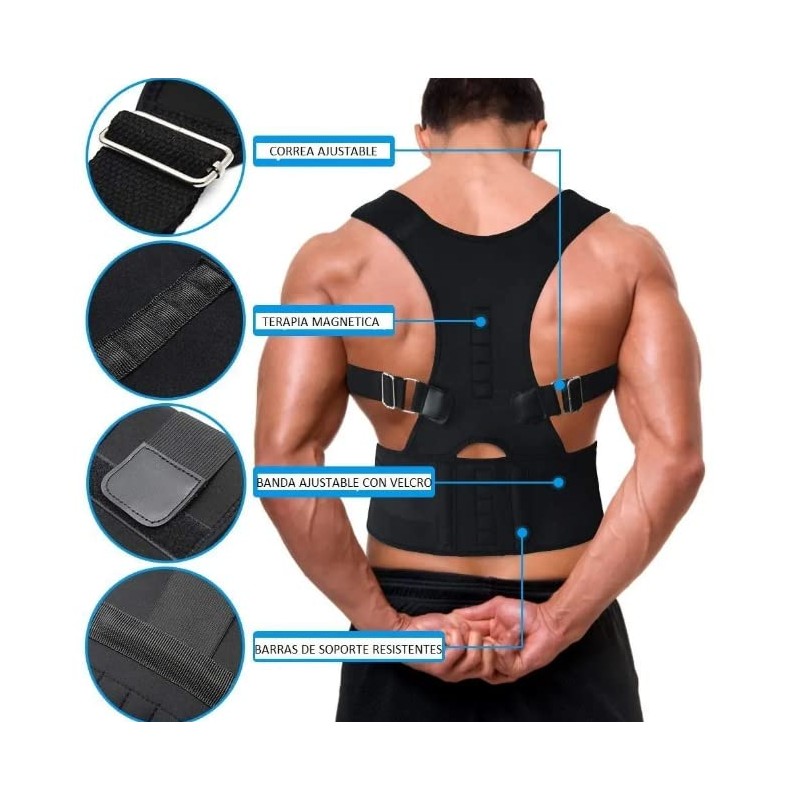 Zen Zen Chaleco Corrector Postura Con 10 Imanes de terapia