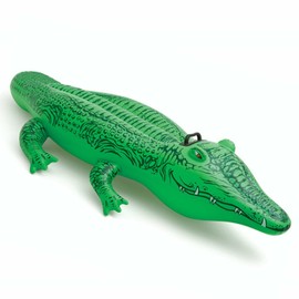Ezzo Crocodile Pool Float - Inflatable Animal Ride-on - Swimming Water Toys for Kids