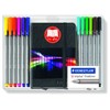 Staedtler Triplus 334 NB12 Fineliner 'Rainbow Line' Triangular 0.3 mm