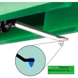 ATN95E Diamond Record Needle Replacement Stylus for Audio-Technica AT-LP120-USB Turntables Record Player, Compatible with AT95E AT93 AT3400 AT3450 Phono Cartridges