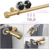 Lwiiom Heavy Duty Curtain Rods,1 1/4" Large Diameter Premium Nonadjustable