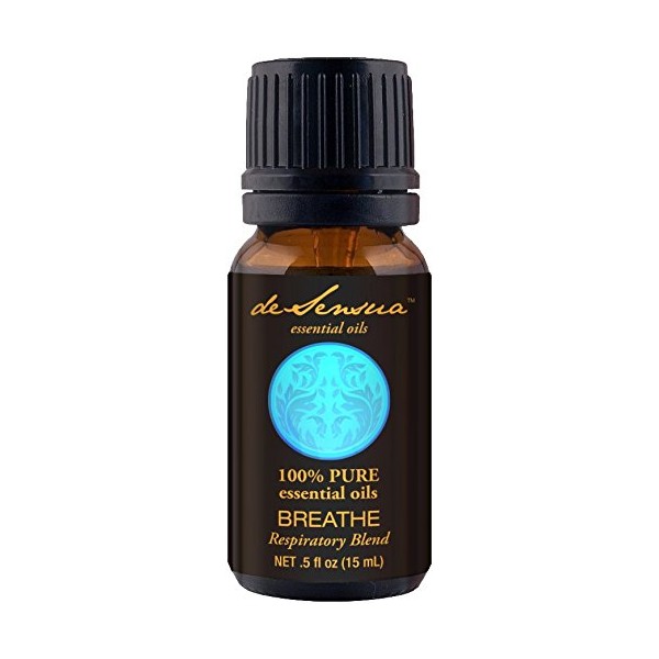 Breathe Oil Blend, Essential Oils For Respiratory And Congestion Relief - 100% Pure - 15 ml