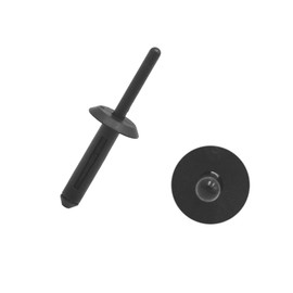 VekAuto 50 Pcs Rivet Clips, 17 x 55mm Fasteners Retainer Clip Universal for Car Plastic Black