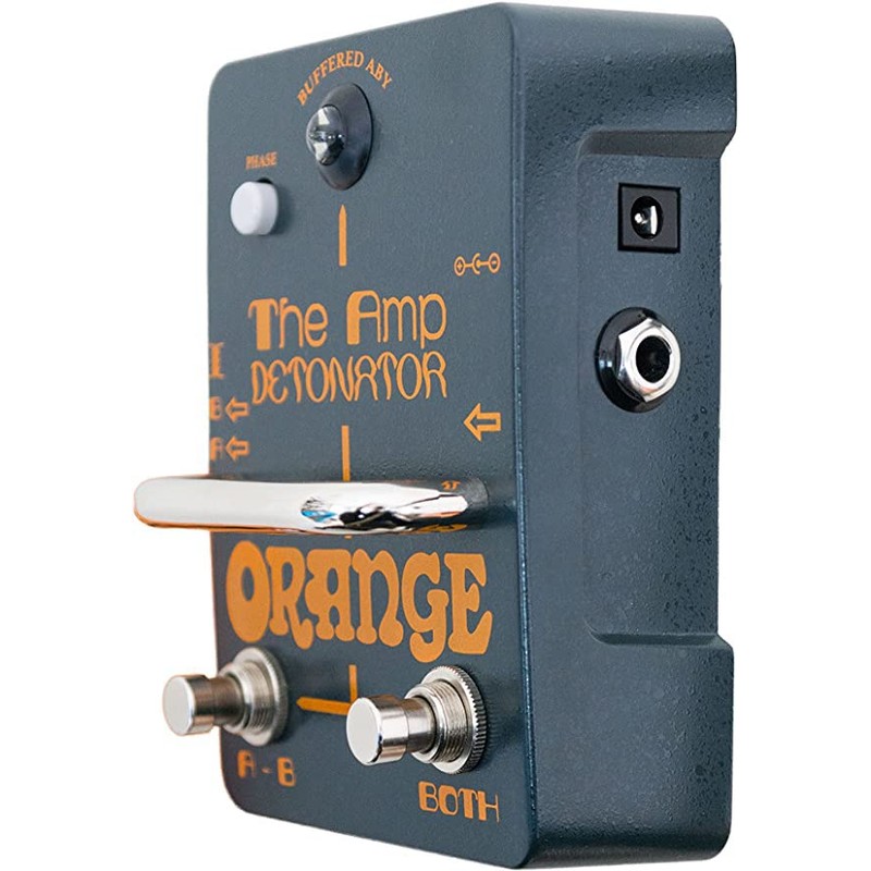 Orange Amp-Detonator Boost EQ Guitar Effects Pedal - Bundle with