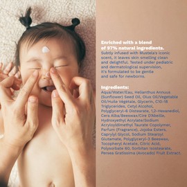 Mustela Hydra Bebe Face Cream - Daily Baby Moisturizer with Natural Avocado, Jojoba Oil - 1.35 fl. oz