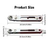2-Piece Mini Ratchet Wrench Set, Drive Right Angle Ratchet Screwdriver
