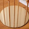 Gold Taper Candle Holders Different Heights 5 Arms Candlestick Holders