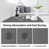 LOPNUR Kitchen Dish Drying Mat, 31.5"x17" Extra Large Dish Drying
