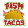 Custom Food Truck Decals Fish Tacos Food and Beverage Concession